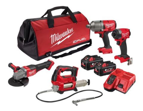 MILWAUKEE M18 FUEL™ 4 PIECE POWER PACK 4K2