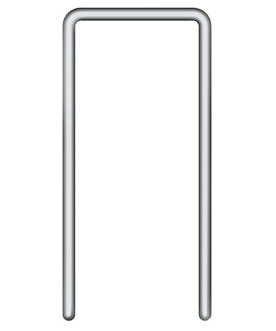 JUTE PIN GALV 150 X 30 X 150 X 4MM (BOX 500)