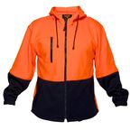 HOODIE FLEECY FULL ZIP PRIME MOVER O/N MED