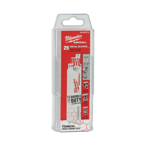 RECIPRO BLADE MILW TORCH METAL 230MM 10TPI (PK25)
