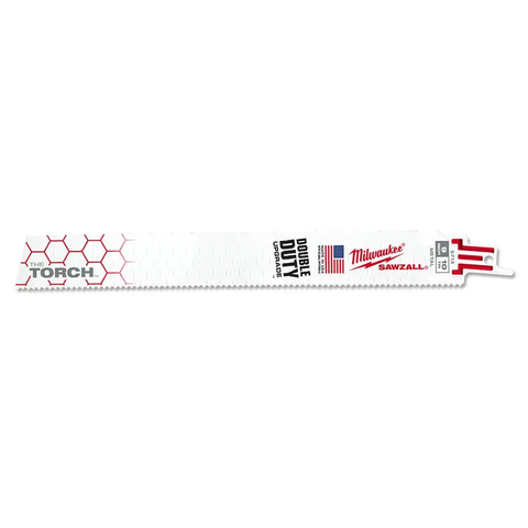 RECIPRO BLADE MILW TORCH METAL 230MM 10TPI (PK25)