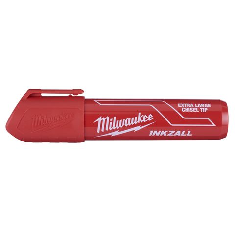 MILWAUKEE INKZALL� RED XL CHISEL TIP MARKER