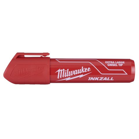 MILWAUKEE INKZALL™ RED XL CHISEL TIP MARKER