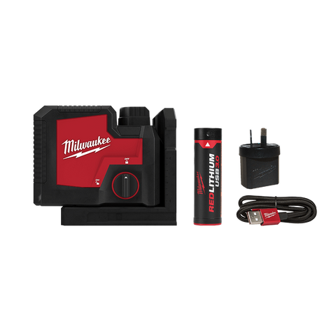 MILWAUKEE REDLITHIUM� USB 3 POINT LASER KIT