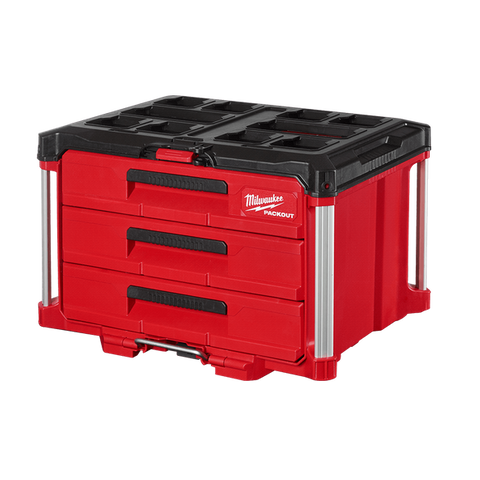 MILWAUKEE PACKOUT� 3-DRAWER TOOL BOX