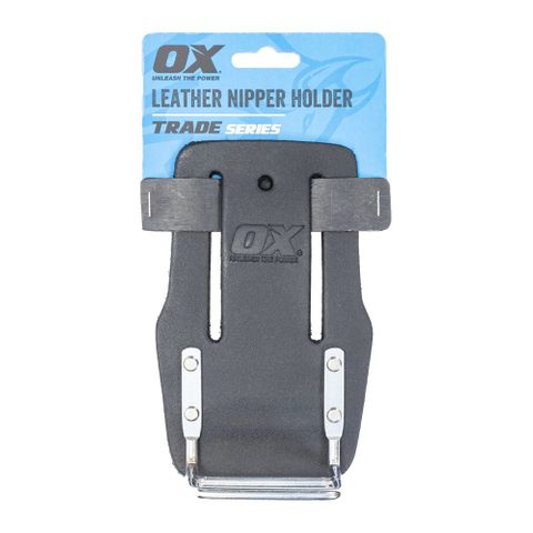 BLACK LEATHER NIP HOLDER OX-T265705