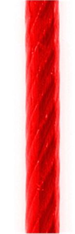 WIRE ROPE PVC 6X19 3.5MM-5.5MM RED P/M