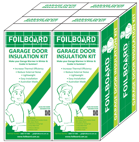 FOILBOARD GARAGE DOOR INSULATION 16 PANEL KIT