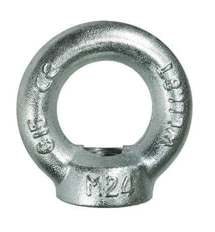 EYE NUT LIFTING DIN582 ZINC 24MM/1.8T