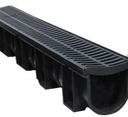 CHANNEL GRATE EASYDRAIN PVC 100MMX1M