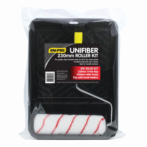 PAINT ROLLER KIT UNIPRO 230MM X 11MM NAP (KIT)