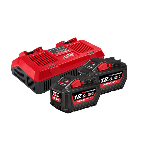CHARGER ION-HIG MILW M18 12AH REDLITHIUM DUAL BAY