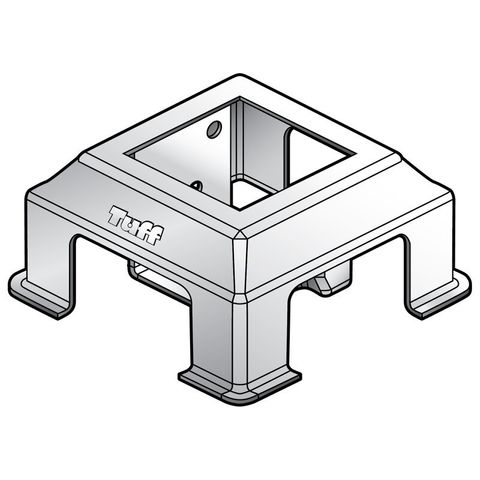 POST SUPPORT COLONIAL BOLT-DOWN POST 90MM GALV