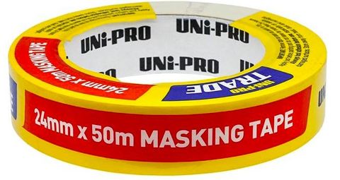 TAPE MASKING UNIPRO 24MM x 50M ROLL