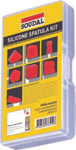 SILICONE SPATULA KIT SOUDAL  (PACK 7)