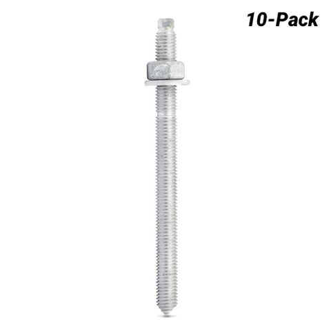 BOLT CHEMICAL STUD 12X160 GALV G5.8 (BOX 10)
