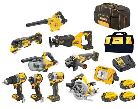 COMBO KIT DEWALT 18V XR DCZ1082P3-XE 10PCE