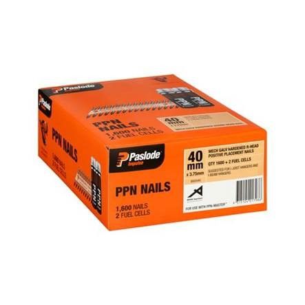 NAIL PASLODE WITH GAS PPN 40MM X 3.75MM BOX 1600