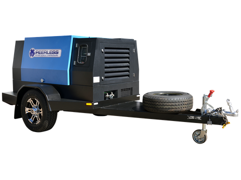 COMPRESSOR TOWABLE PEERLESS DIESEL 50HP