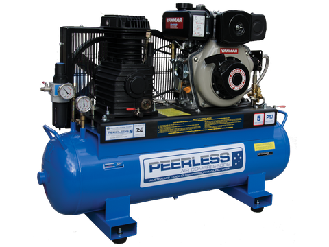 COMPRESSOR P17 DIESEL YANMAR 320LPM SKID FOOT TANK