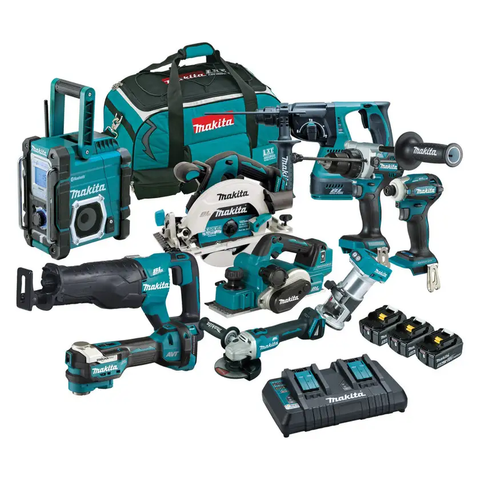 COMBO KIT 10PCE 18V MAKITA DLX1045TX1