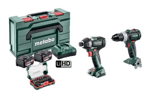 COMBO KIT 2PCE 18VDRILL + DRIVER METABO AU68205750