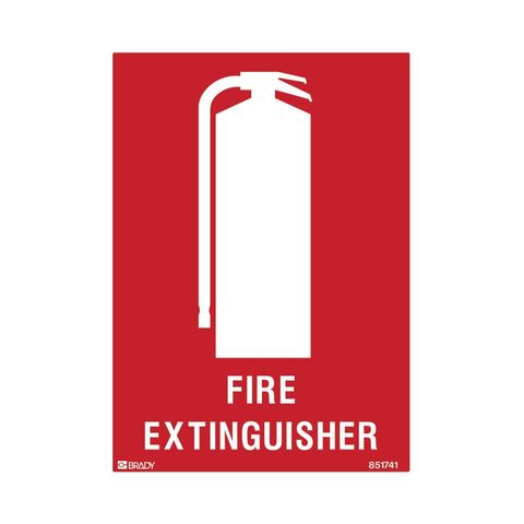 STICKER FIRE EXTINGUISHER 125X90MM (PK 5) #851741