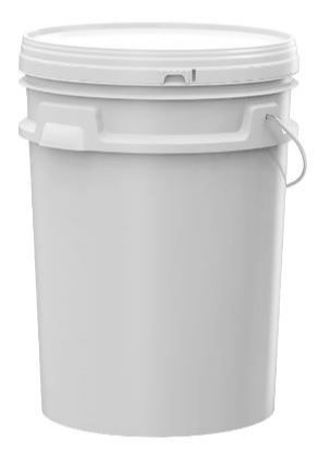 BUCKET 20L ELITE WHITE STEEL HANDLE