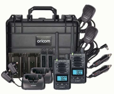 RADIO ORICOM 2-WAY DTXTP600 5 TRADIE PACK (PK 2)