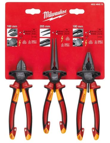 PLIERS VDE 3PCE MILW 4932464575