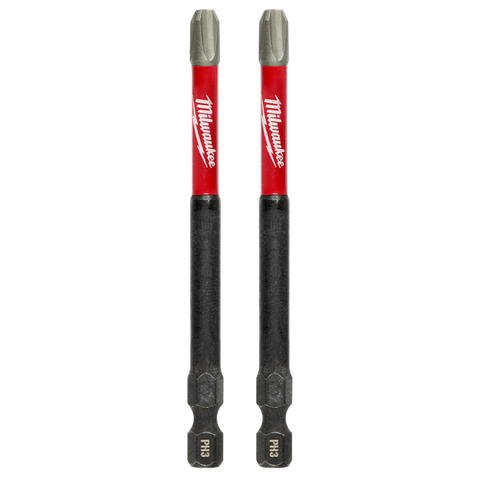 POWER BIT MILW PHILLIPS #3 89MM 3-1/2" 2PK
