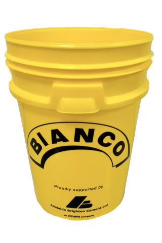 BUCKET PLASTIC BIANCO 20L ELITE YELLOW