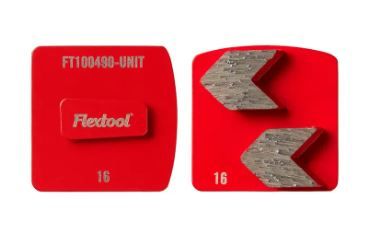 SHOE GRDING 2 SEG 16 GRIT ARROW-2S FLEXTOOL 3PK