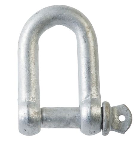 SHACKLE D COMMERCIAL 8MM GALV 501008