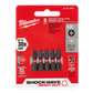 MILWAUKEE SHOCKWAVE� INSERT BIT PHILLIPS #2 5PK