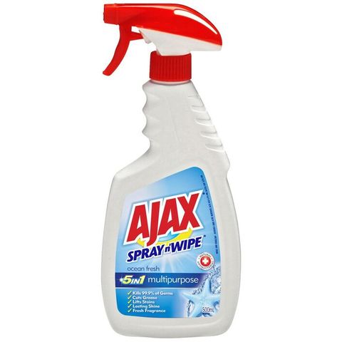 CLEANER SPRAY & WIPE AJAX MULTIPURPOSE 500ML