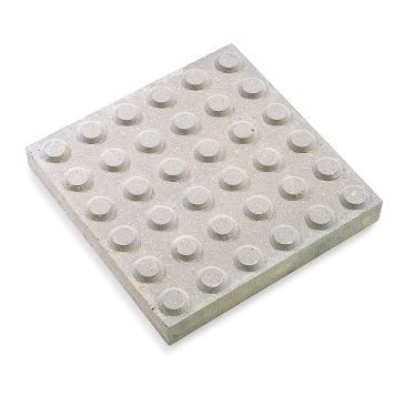 TACTILE HAZ DOTS CAUTIONAL WHITE 300X300X40