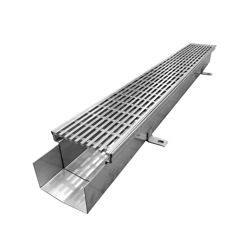 YETI CIVIL CHANNEL DRAIN 100 SS316 100MM C/O 1M