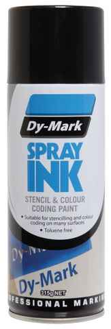 PAINT DYMARK SPRAY INK BLACK 315G
