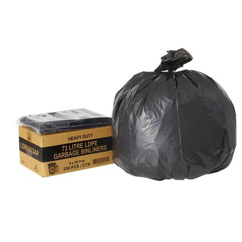 BIN LINER GARBAGE 73L (BOX 250)