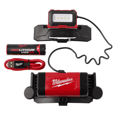 HEADLAMP RECHARGEABLE BOLT MILW 3A KIT