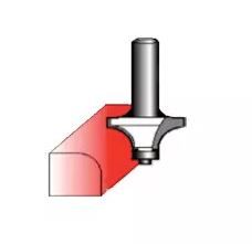 ROUTER CUTTER ROUND OVER 1/4" 7.9MM