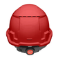 HARD HAT RED MILW BOLT 100 VENTED