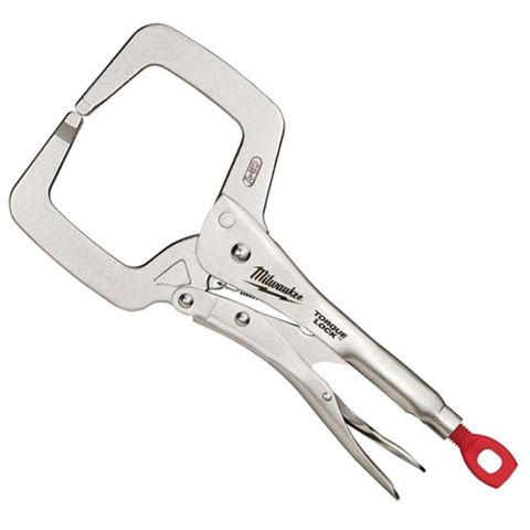 PLIER MILW TORQUE LOCK C-CLAMP REG JAW 11"