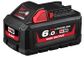 BATTERY MILW M18 6.0AH HIGH OUTPUT M18HB6