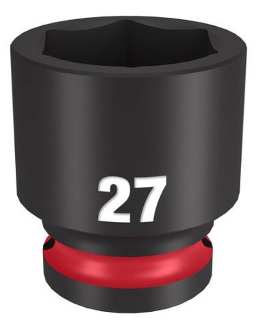 SOCKET IMP MILW SHOCKWAVE 1/2" DR STD 27MM