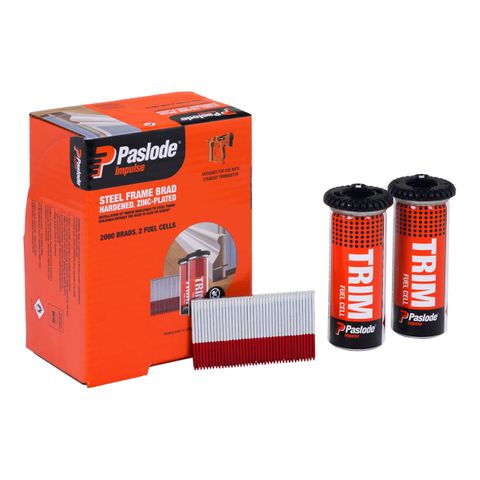 NAIL STEEL FRAME BRAD PASLODE 45MM ZINC (BOX2000)