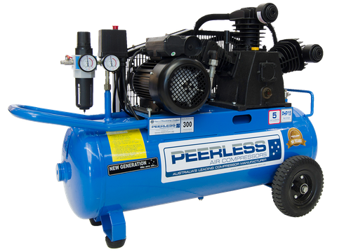 PEERLESS PHP15 SINGLE PHASE AIR COMPRESSOR 3.5HP