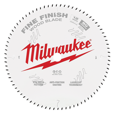 MILWAUKEE 305MM (12") 80T WOOD CIRCULAR SAW BLADE