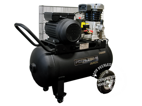 COMPRESSOR ELEC PORTABLE BLACK PB14000 2.5HP 50L